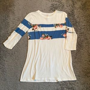 Celeste Floral Accent Top